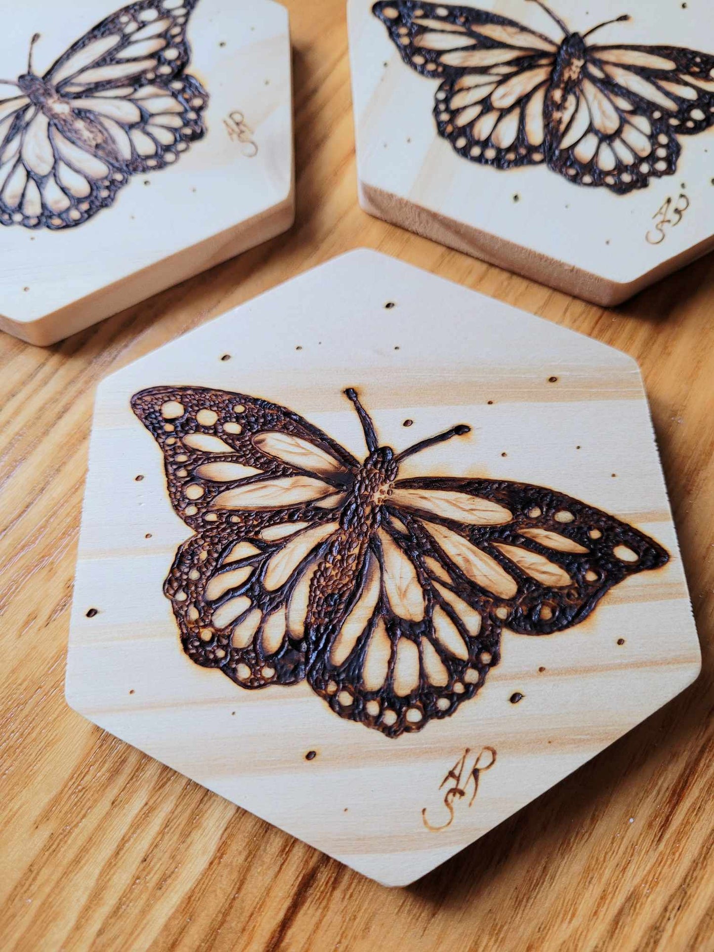 Sous-verre - Papillon