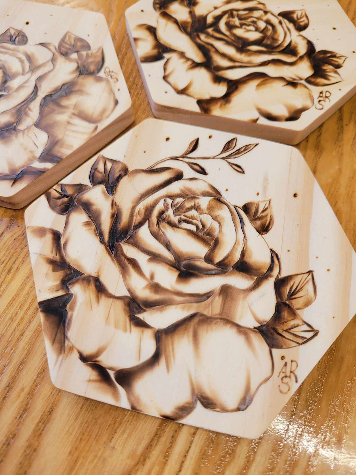 Sous-verre - Rose