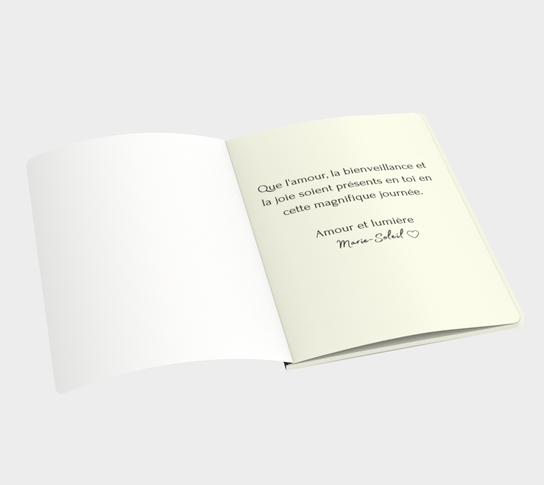 PETIT carnet de notes - Jardin intérieur -