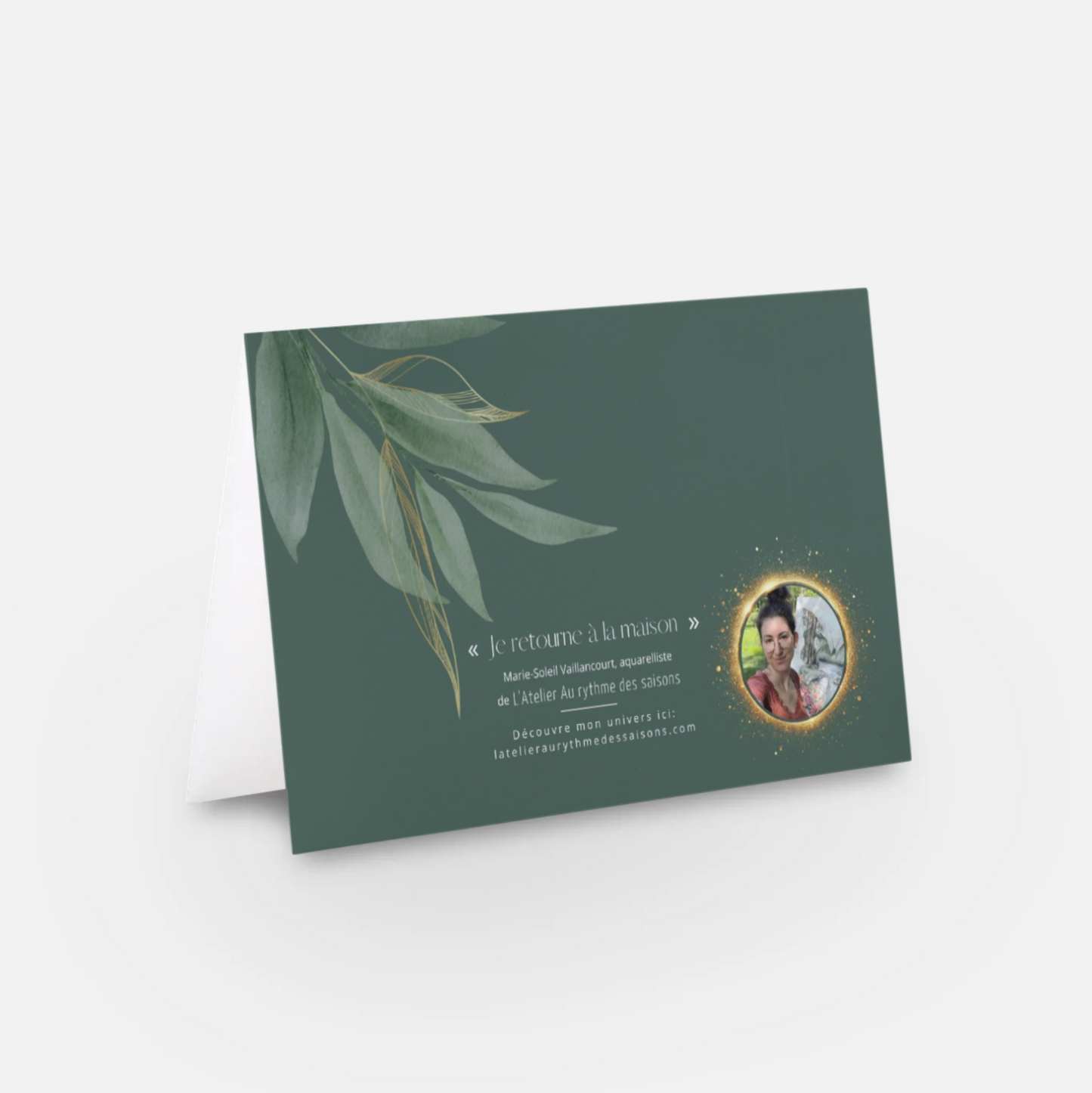 Carte de souhait - Je retourne à la maison -