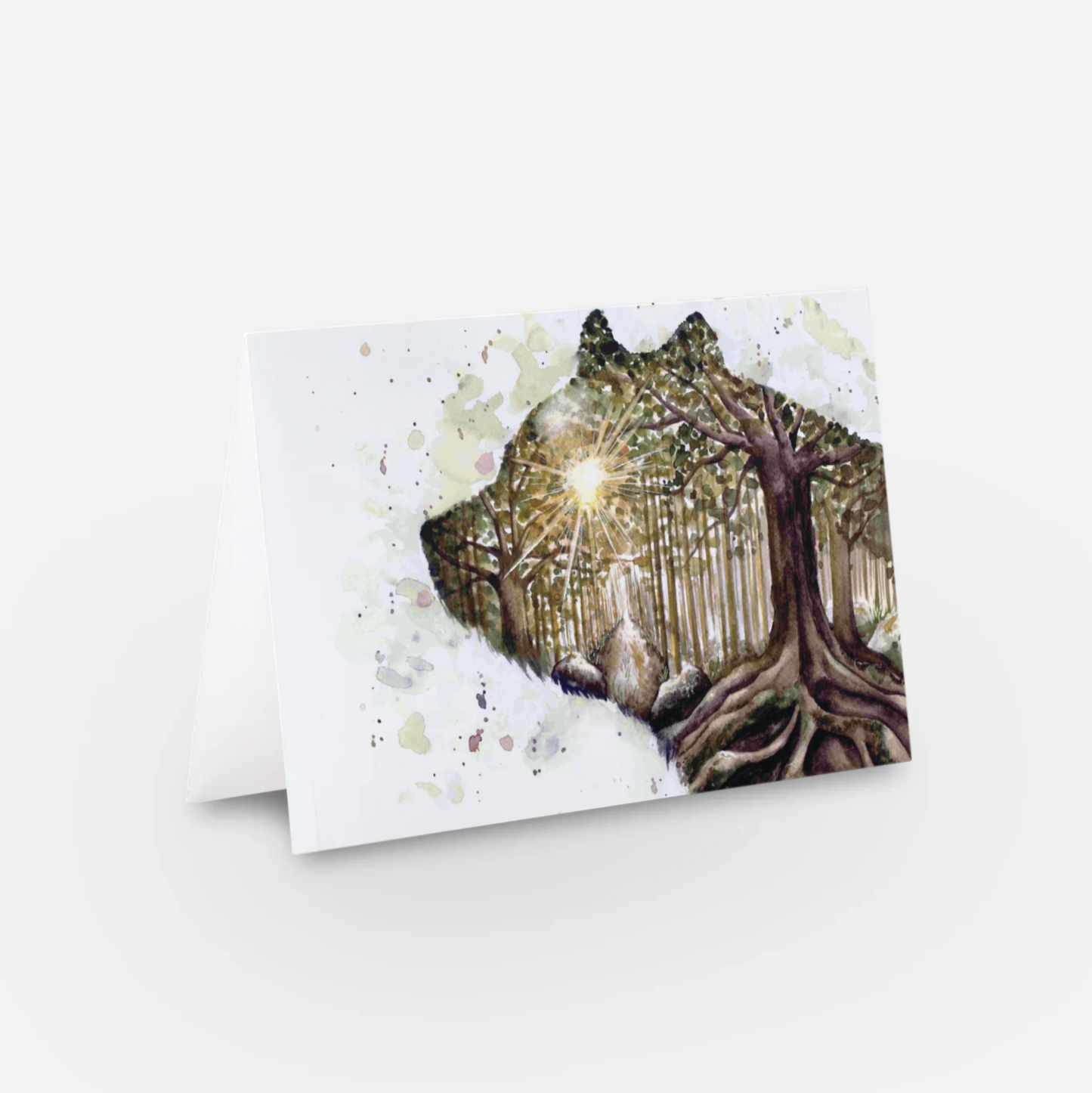 Carte de souhait - Encrage à la terre -