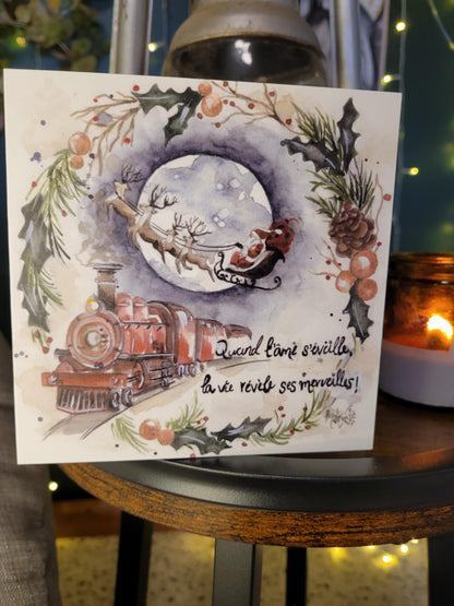 Carte de souhait - Quand l'âme s'éveille