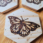 Sous-verre - Papillon