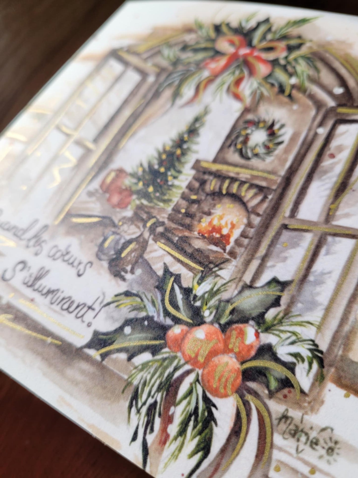 Carte de souhaits - Quand les coeurs s'illuminent