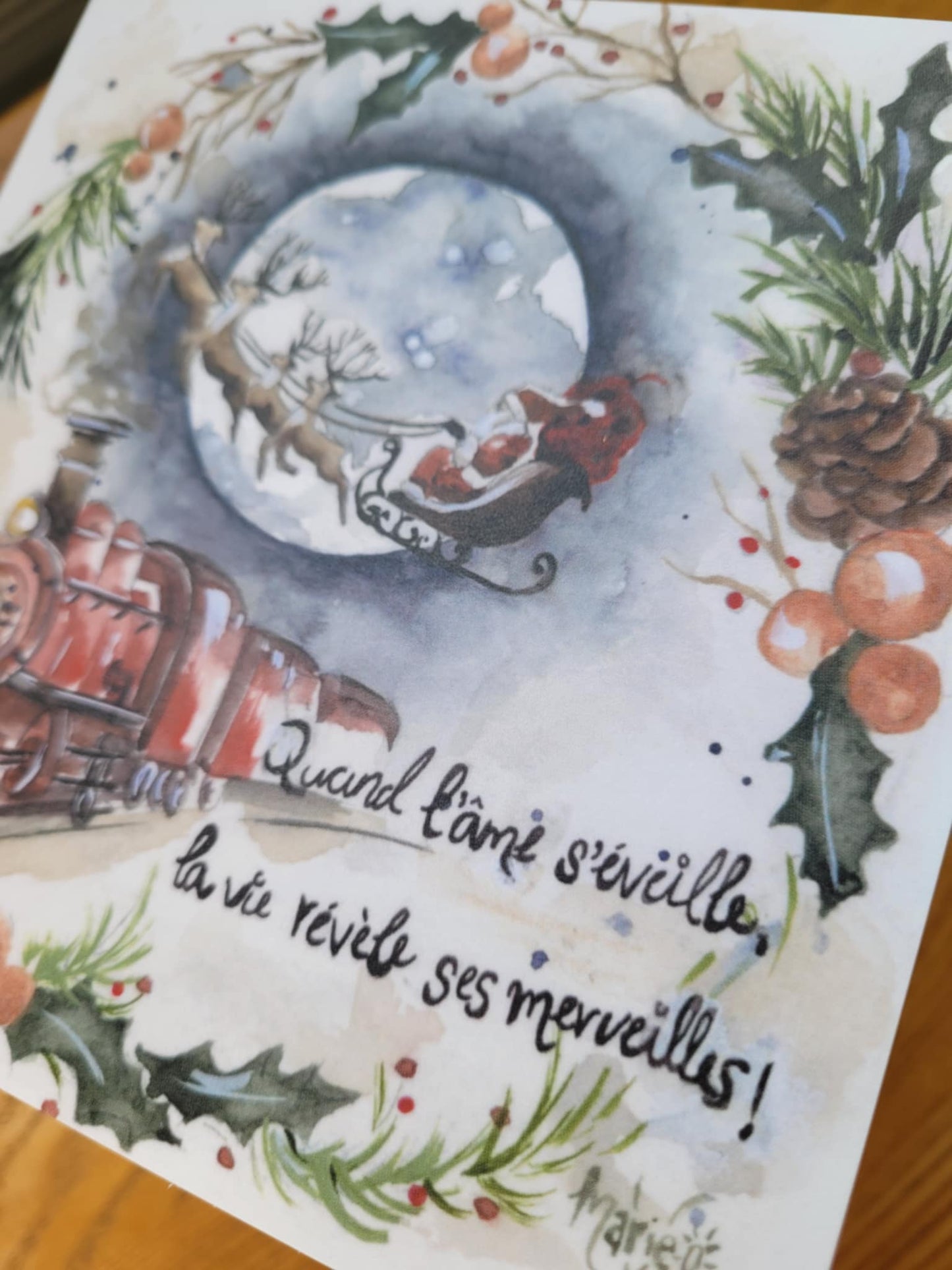 Carte de souhait - Quand l'âme s'éveille