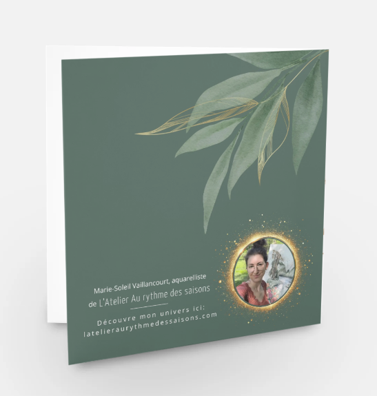 Carte de souhaits - Quand les coeurs s'illuminent