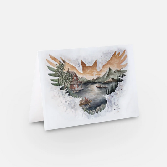 Carte de souhait - Je retourne à la maison -