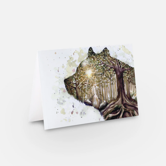Carte de souhait - Encrage à la terre -