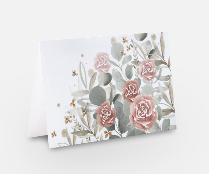 Carte de souhait - Coeur nature